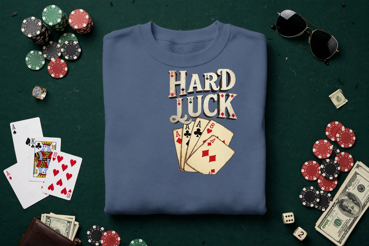 Aces & 8s Crewneck - Dead Man's Hand Poker Sweatshirt
