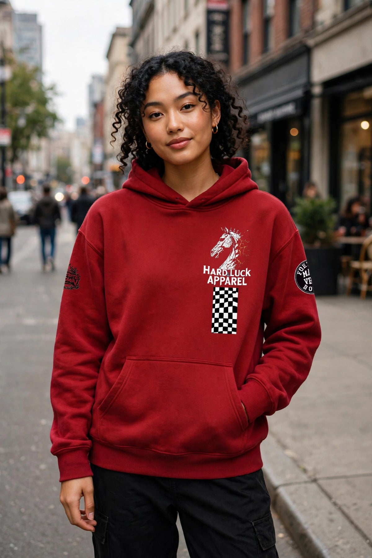 The Last Move Oversize Fleeced Hoodie