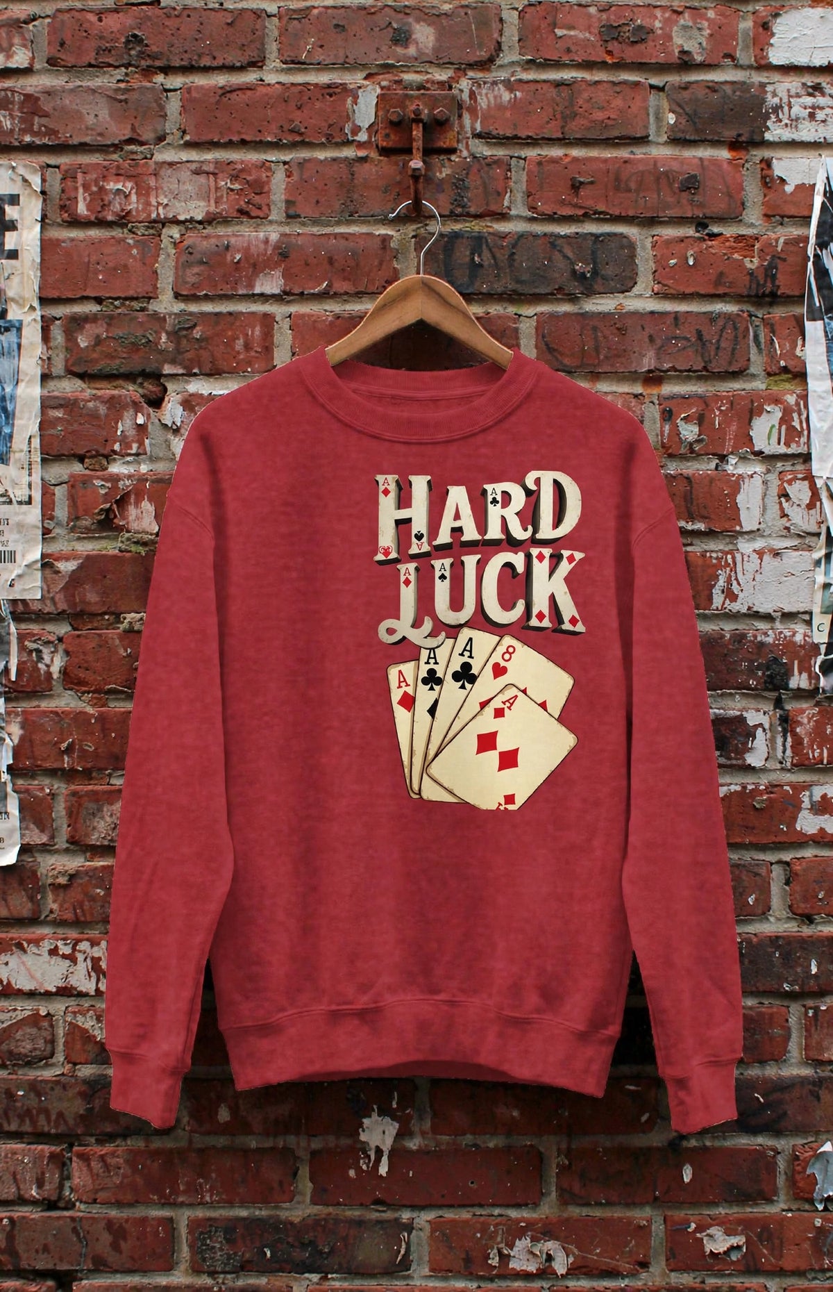 Aces & 8s Crewneck - Dead Man's Hand Poker Sweatshirt