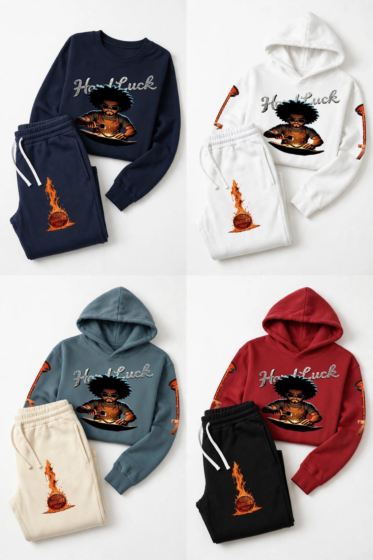 Blacksmith Forged Essential Sweatpants | Heavyweight Streetwear Joggers | Hard Luck Apparel